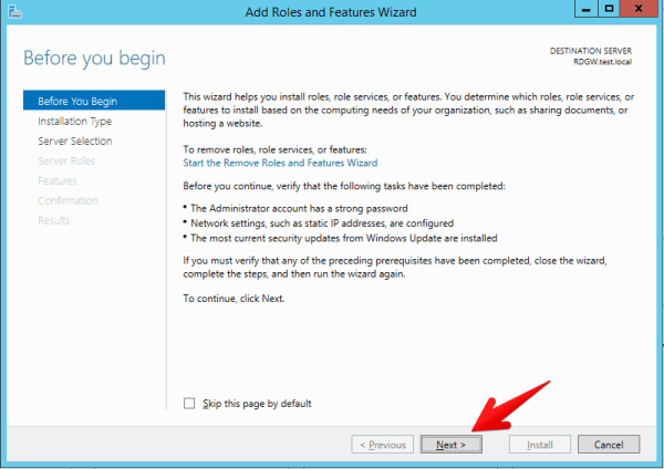 Remote Desktop Gateway on the Windows Server 2012 R2