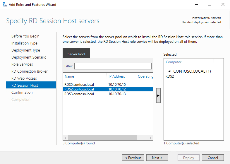 Installing RDS 2016 Step 6