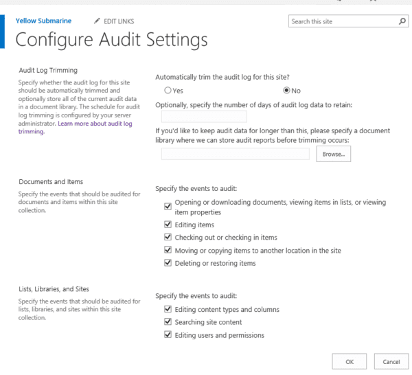 how to view audit logs sharepoint